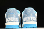 Louis Vuittоп Trainer Low Velcro Strap 'Monogram Denim Blue' - UK 5 / US 6 / EU 39