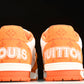 Louis Vuittоп Trainer Low Velcro Strap 'Monogram Denim Orange'