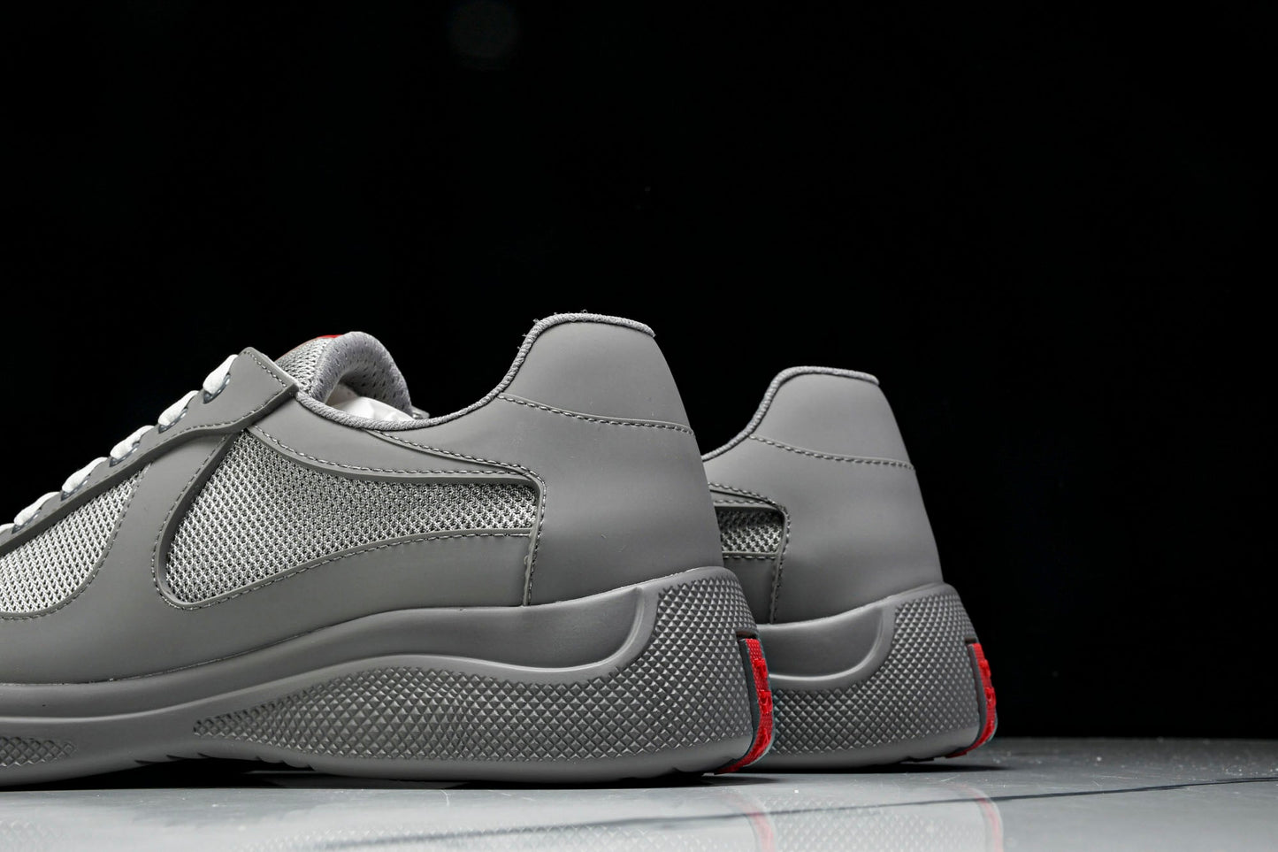 Prada America's Cup Sneaker Soft Rubber 'Steel Grey'
