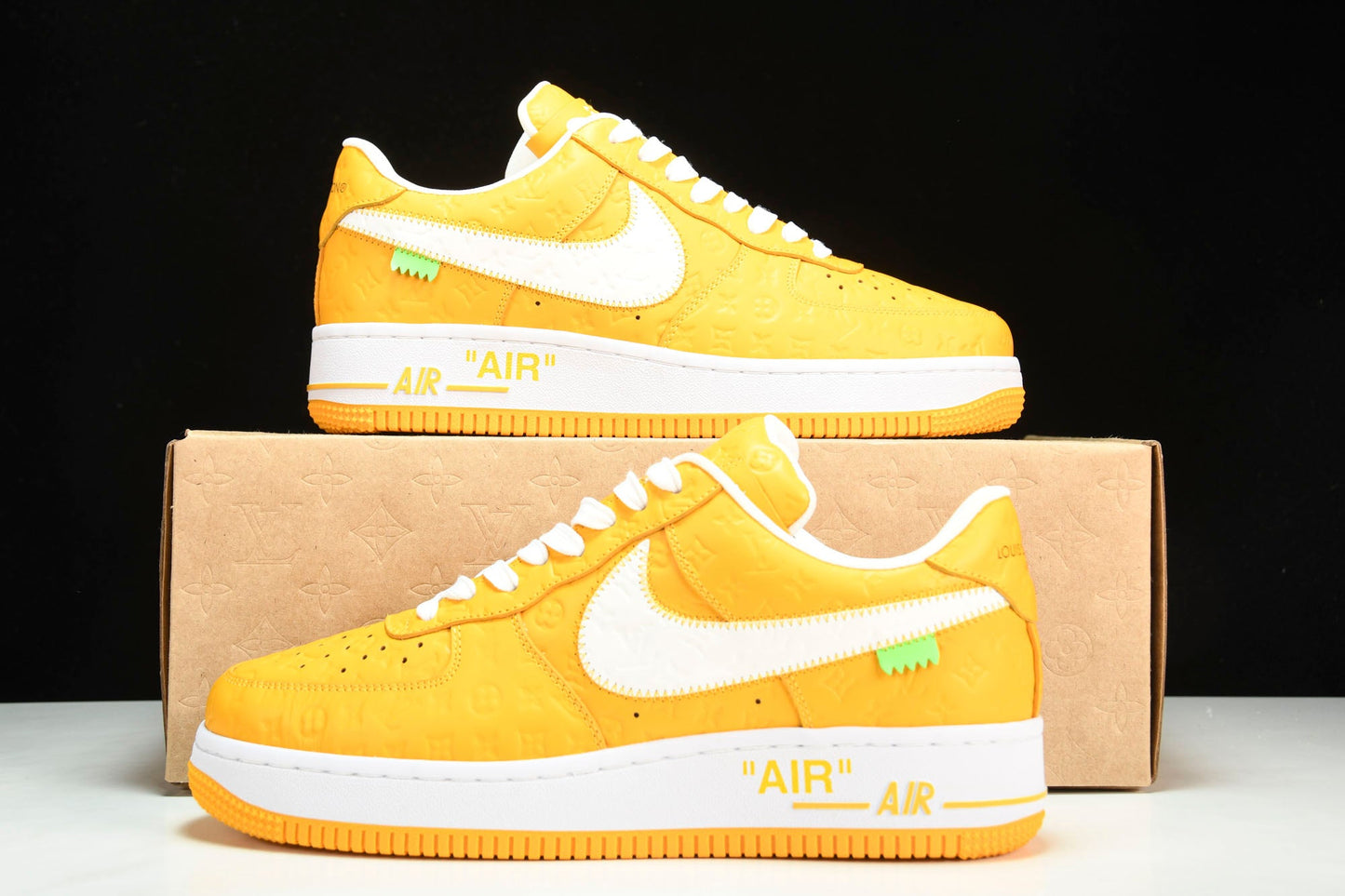 Louis Vuittоп x AF1 by Virgil Abloh 'Yellow' - UK 6 / US 7 / EU 41
