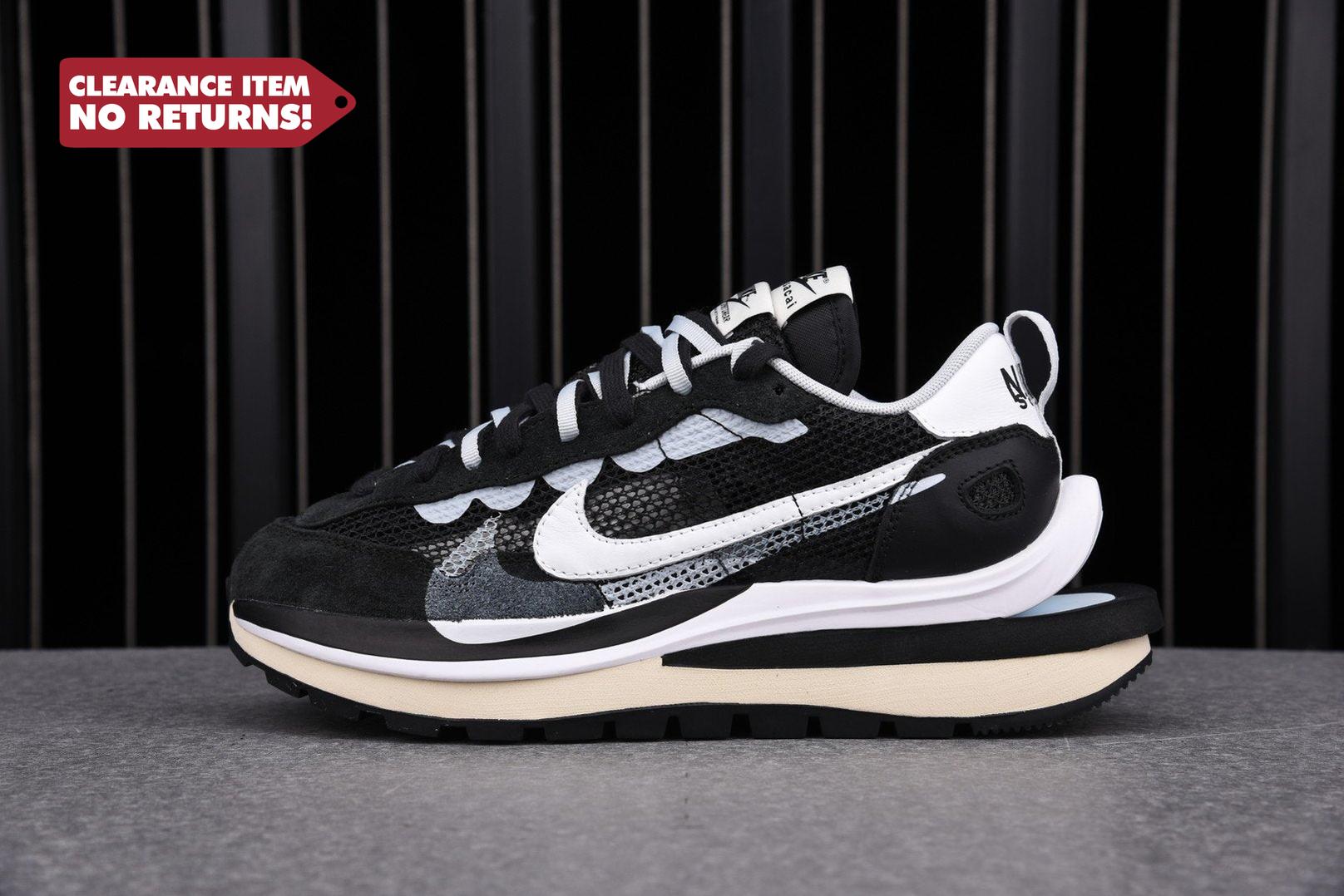 Sacai VaporWaffle Black White - UK 4.5 (W 4) / US 5 (W 6.5) / EU 37.5