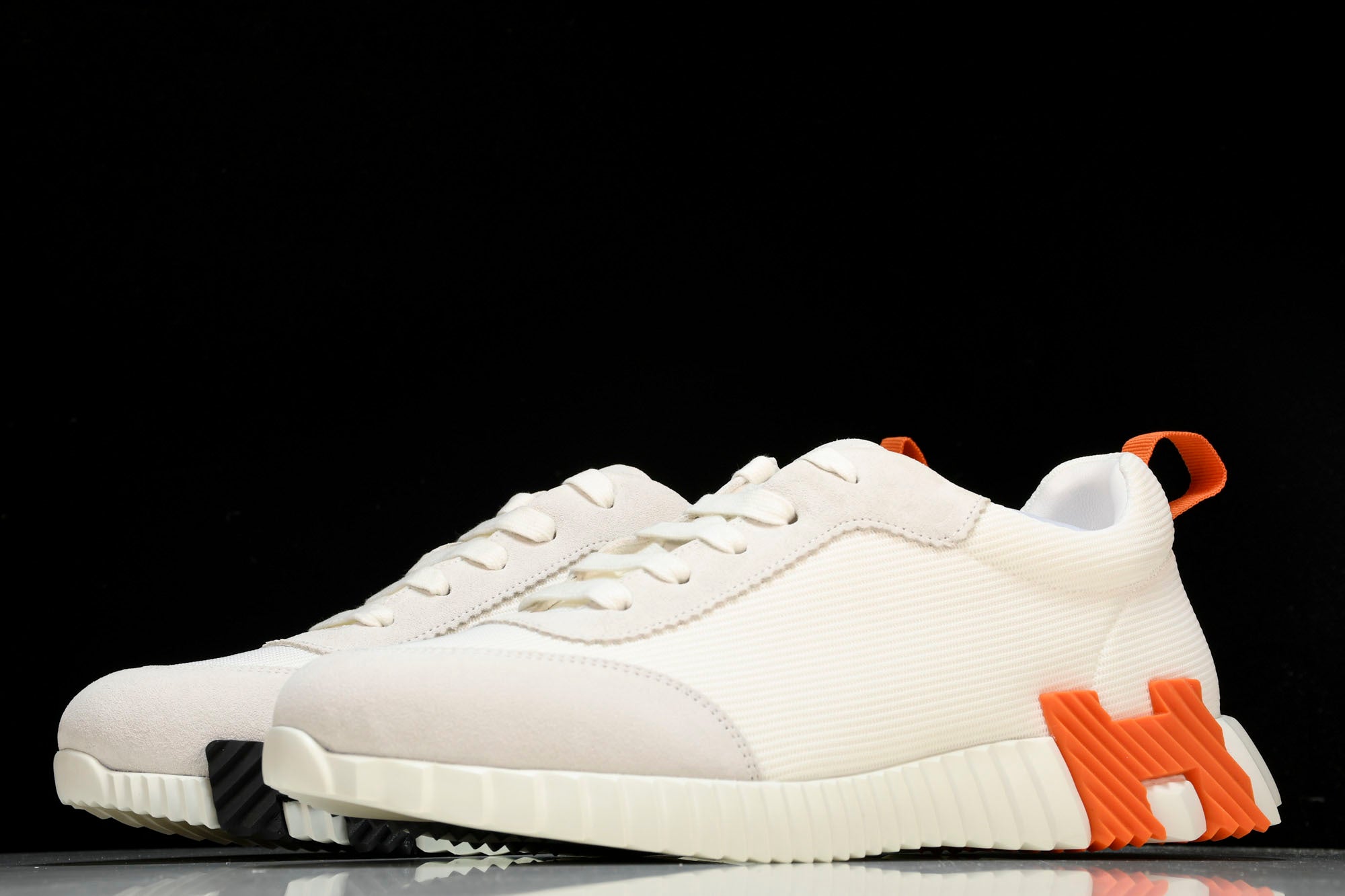 Hermès Bouncing Sneaker 'Blanc Orange'