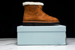 Prada Suede Booties 'Brown'