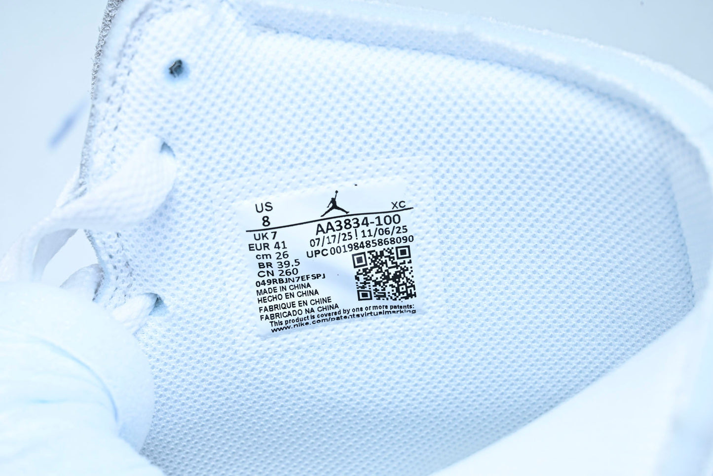 Off-White x Virgil Abloh Archive AJ1 Retro High 'Alaska'