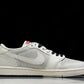 Travis Scott AJ1 Low x Supreme 'White Black Sole' (Custom)