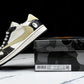 Travis Scott AJ1 Low x BAPE 'Beige Black White' (Custom)