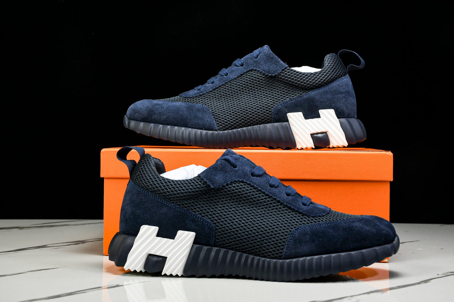 Hermès Bouncing Sneaker 'Marine'