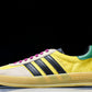 Guссi x Gazelle 'Yellow Green Velvet'