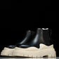 Вottega Veneta Tire Ankle Chelsea Boots 'Black Sea Salt'