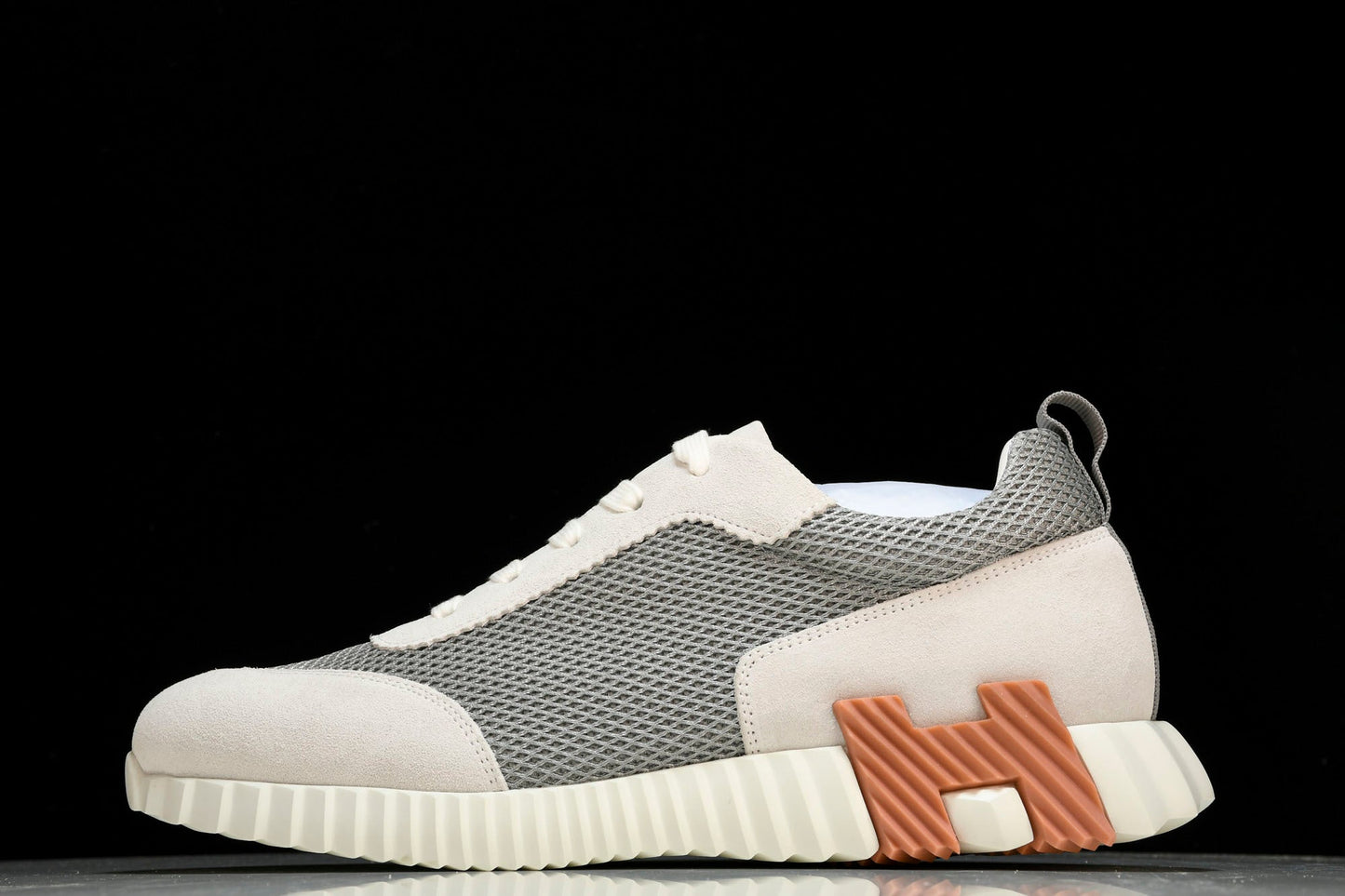 Hermès Bouncing Sneaker 'Gris Lulea Blanc'