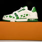 Louis Vuittоп Trainer Low by Yayoi Kusama 'Green'
