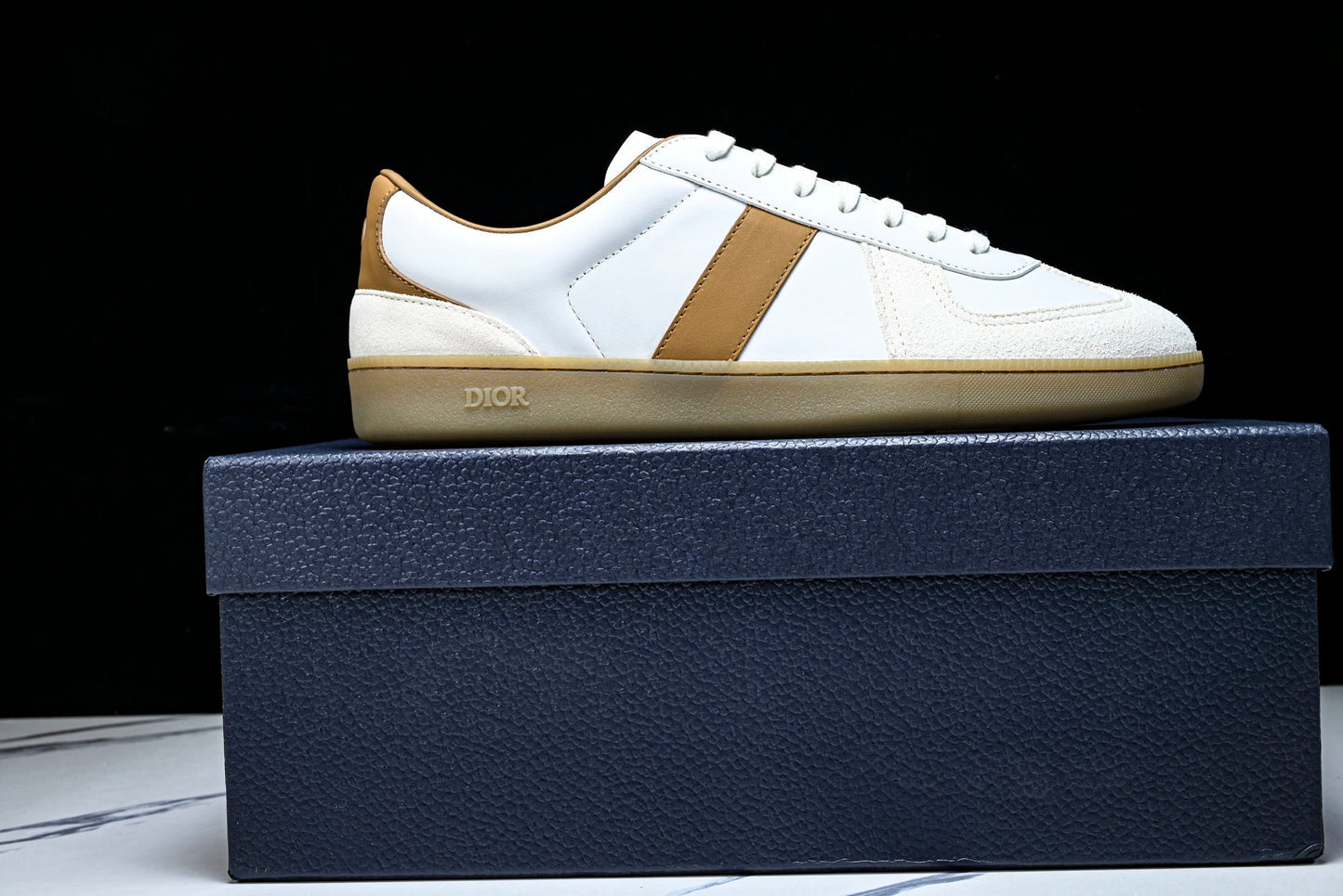 D1or B01 Matchpoint Sneaker 'Cognac White'
