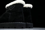 Prada Suede Booties 'Black'