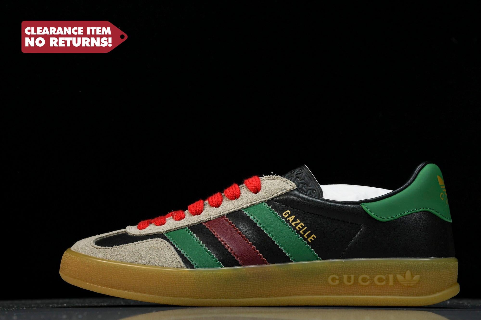 Gucci x Gazelle 'Black Green Red' - UK 9 / US 9.5 / EU 43