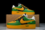 Louis Vuittоп x AF1 by Virgil Abloh 'Yellow Green'