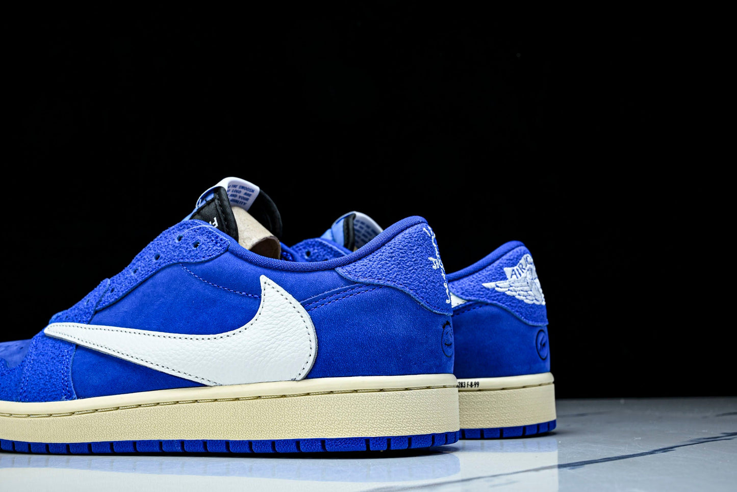 Travis Scott x Fragment AJ1 Low ‘Reverse Sail Military Blue’ (Unreleased)