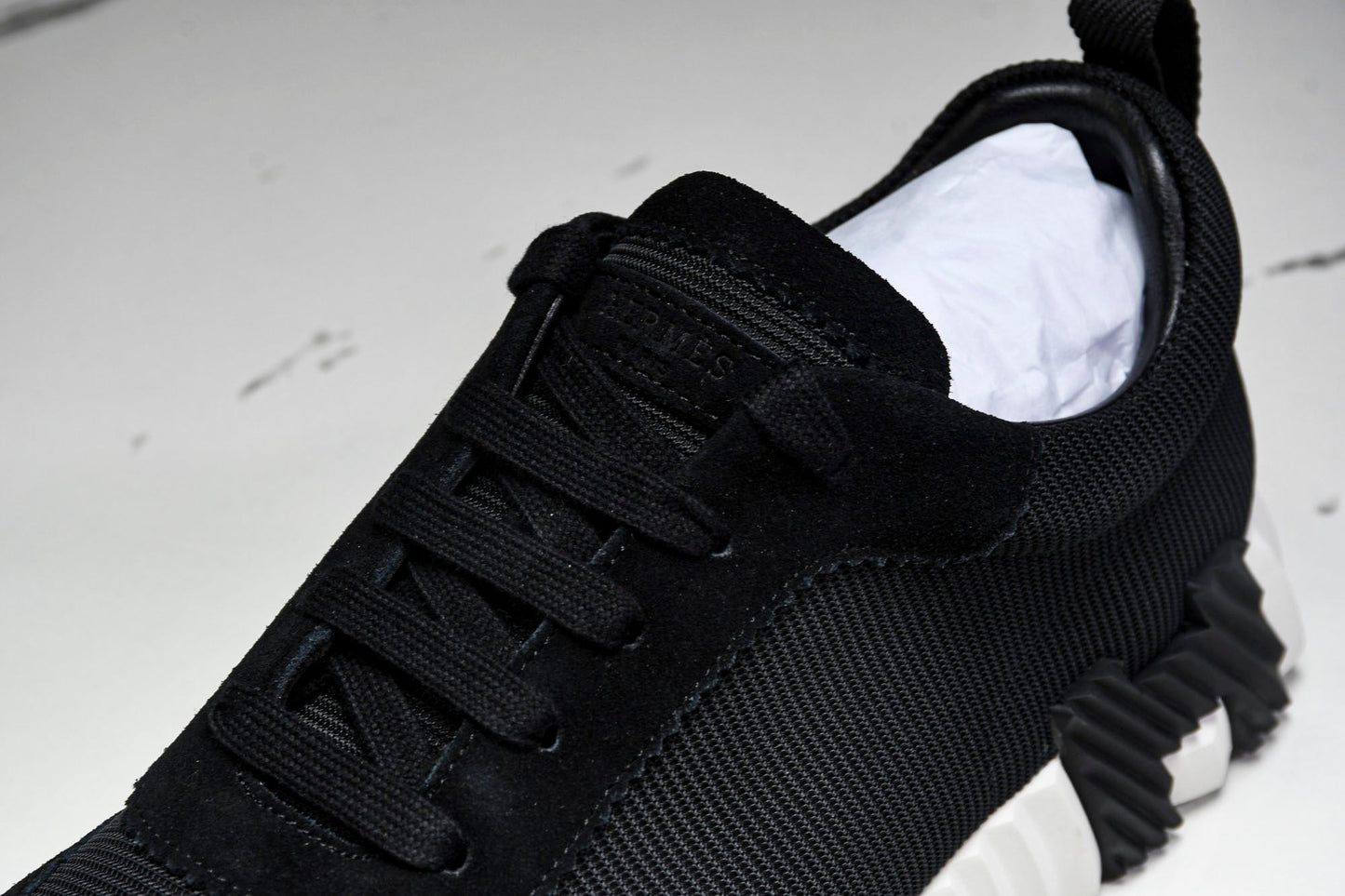 Hermès Bouncing Sneaker 'Noir Blanc'