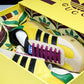 Guссi x Gazelle 'Yellow Green Velvet'