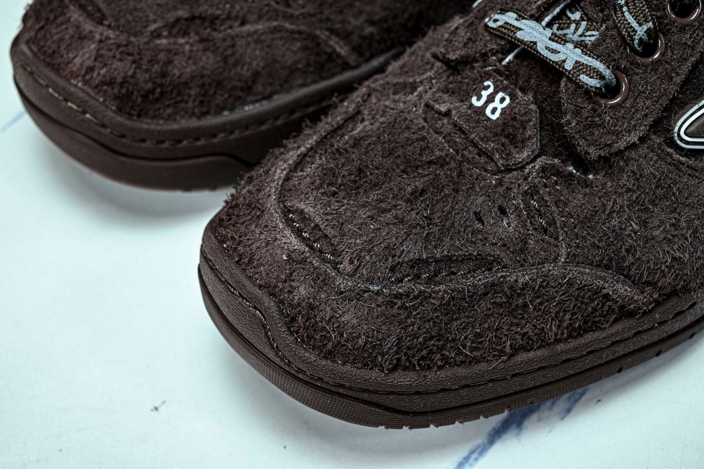 Вalenciaga Hamptons Suede Sneaker 'Dark Brown'