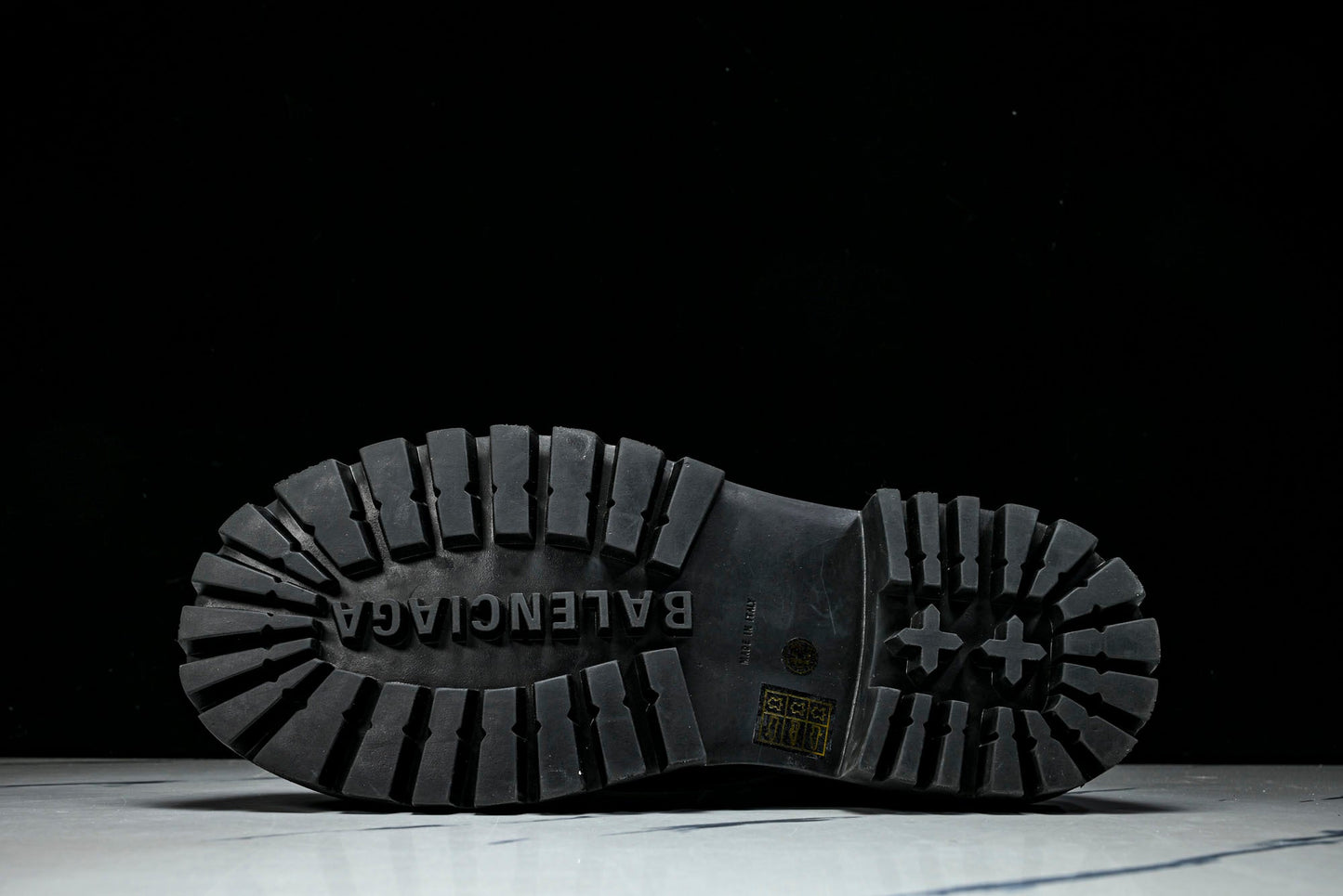 Вalenciaga Strike Boot 'Worn-Out Black Brown'