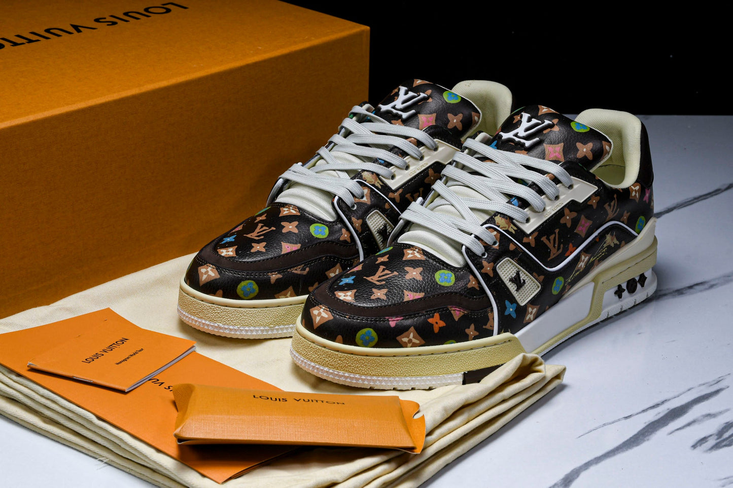 Louis Vuittоп Trainer by Tyler, The Creator 'Mocha Multicolor'