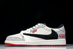 Travis Scott AJ1 Low x Year of The Snake x Supreme 'Grey Black' (Custom)