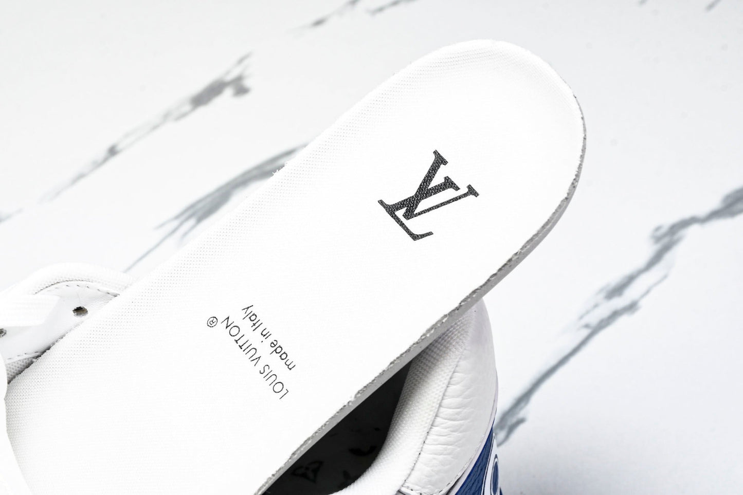 Louis Vuittоп Trainer Low Velcro Strap 'Perforated Blue'