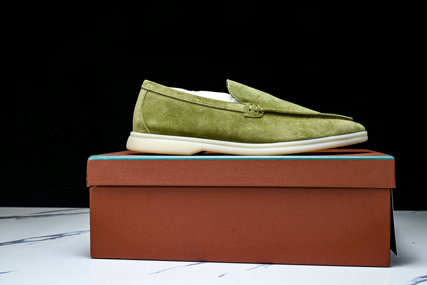 Loro Piana Summer Walk Loafer 'Green'