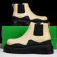 Вottega Veneta Tire Ankle Chelsea Boots 'Sea Salt Black'