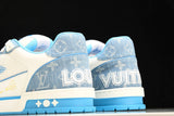 Louis Vuittоп Trainer Low Velcro Strap 'Monogram Denim Blue'