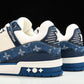 Louis Vuittоп Trainer Low 'Monogram Denim White Blue'