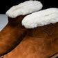 Prada Suede Booties 'Brown'