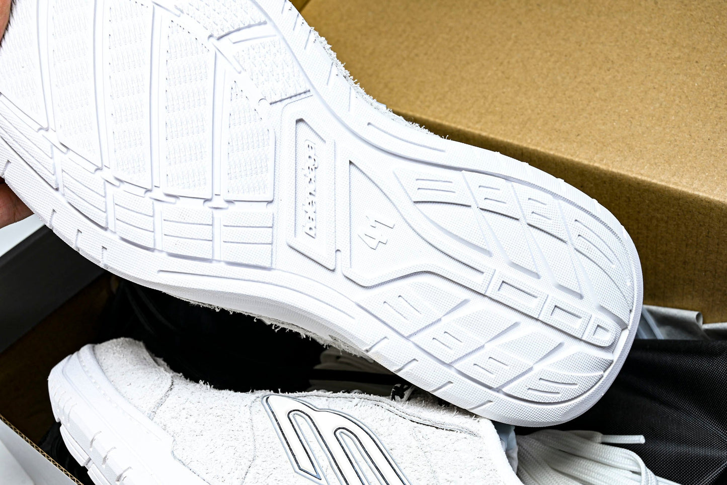 Вalenciaga Hamptons Suede Sneaker 'Off-White'