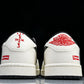 Travis Scott AJ1 Low x Supreme 'Black White' (Custom)