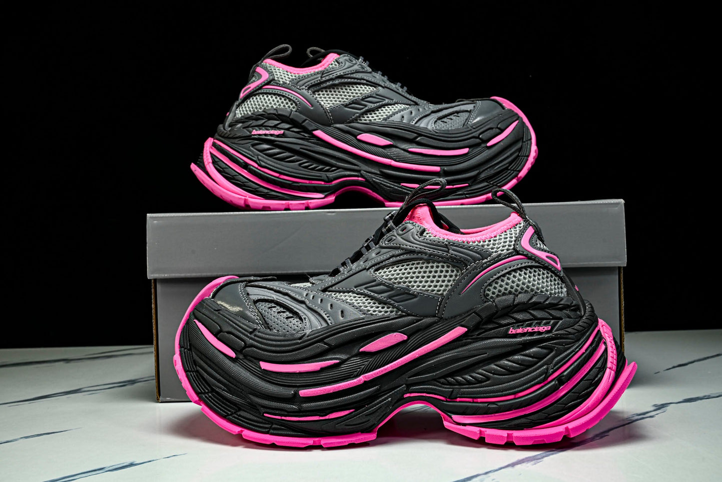 Вalenciaga Platform Sneaker 'Grey Pink'