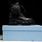 Prada Monolith Boots with Pouch 'Black'