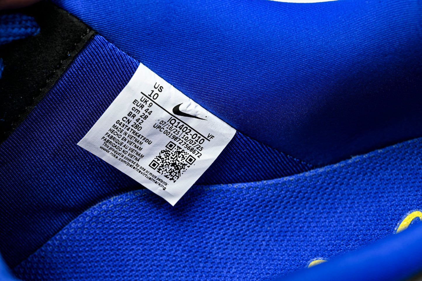 Central Cee Syna x AF1 Low 'Racer Blue Optic Yellow' (Friends & Family)