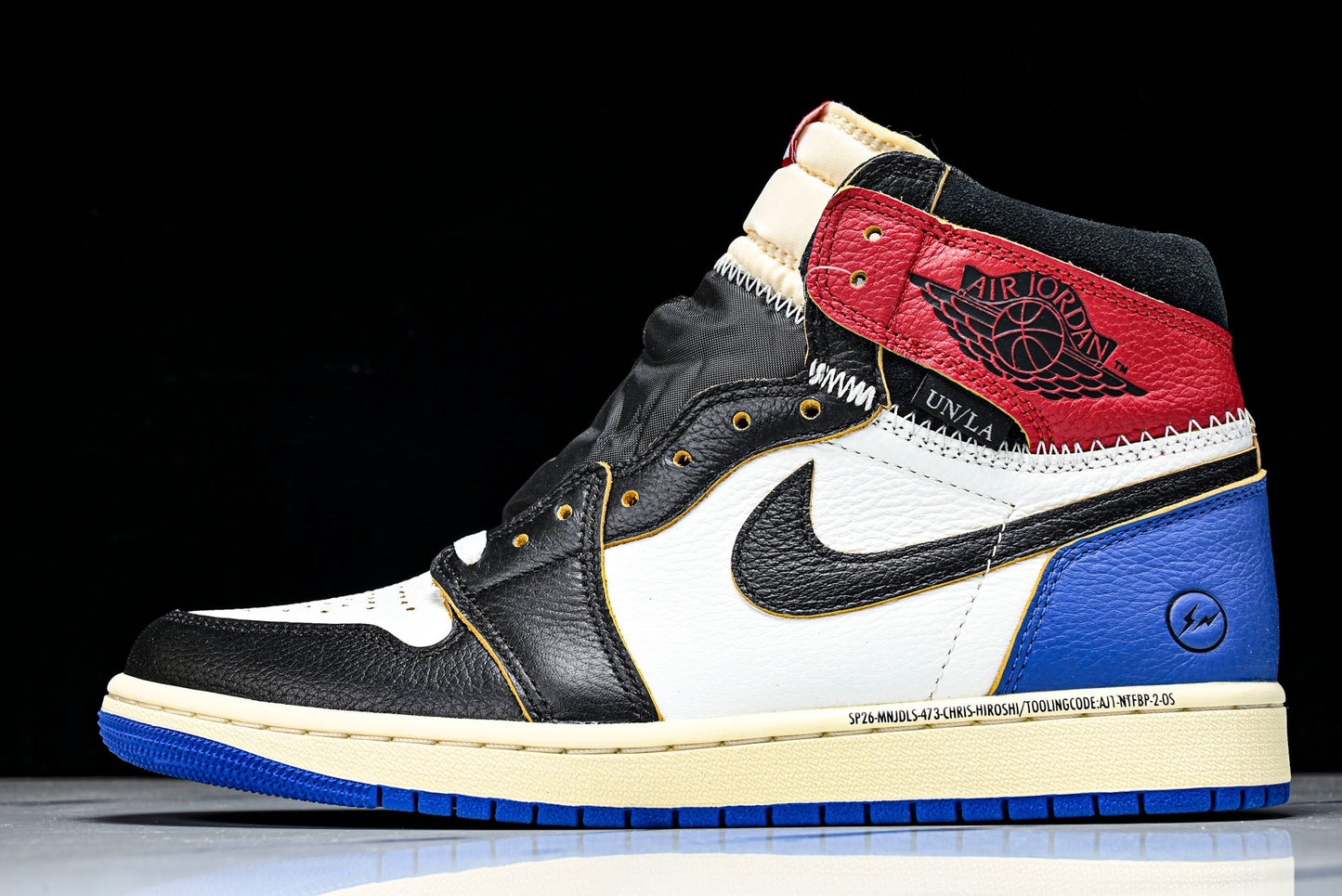 Union LA x Fragment x AJ1 Retro High 'Varsity Red Sport Royal'