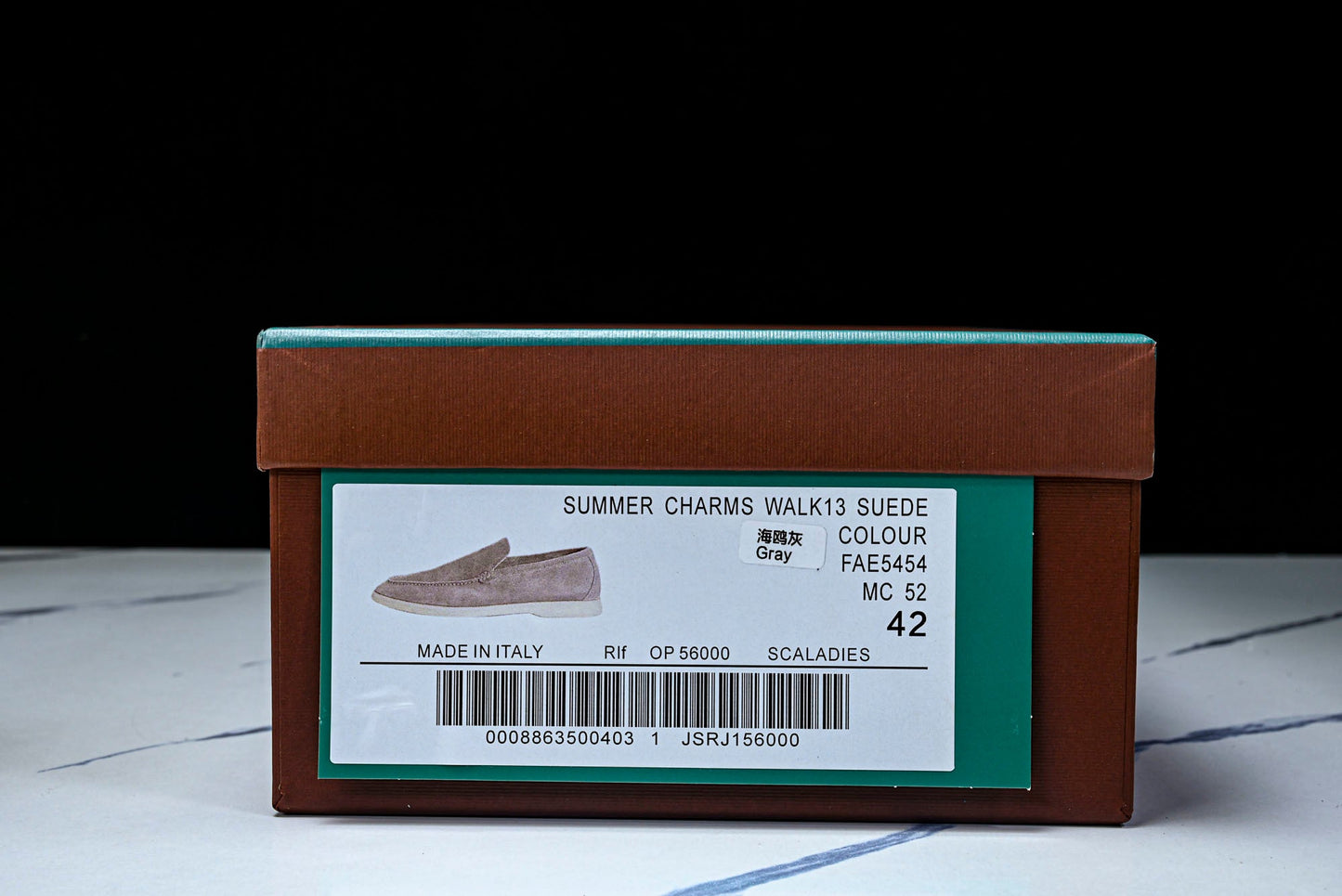 Loro Piana Summer Walk Loafer 'Charcoal'