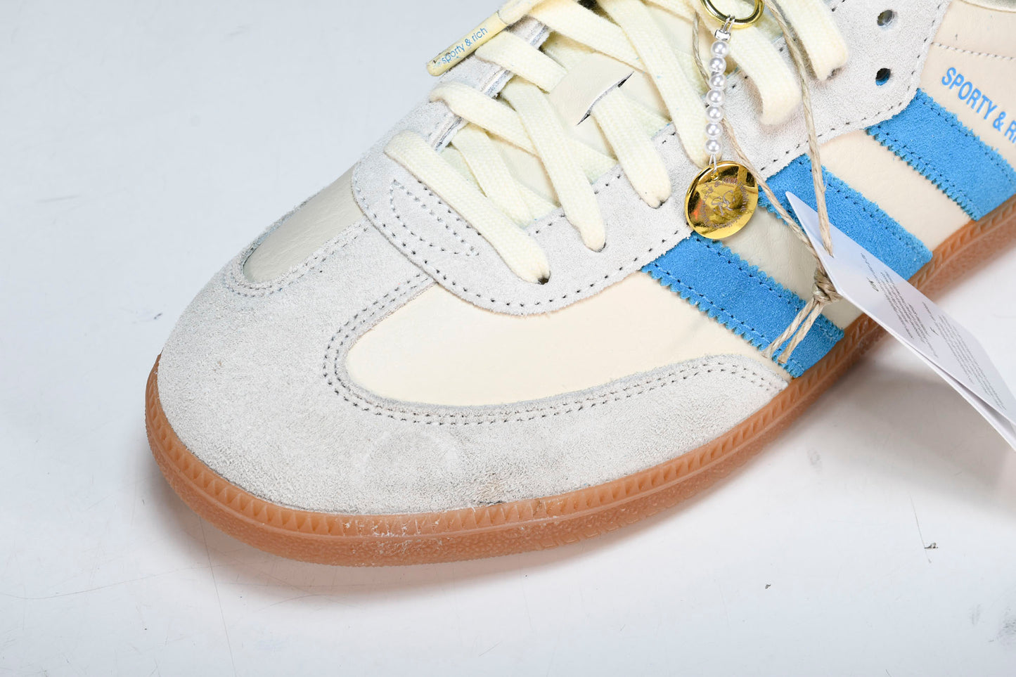 Samba x Sporty & Rich 'Cream Blue'