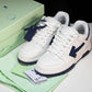 Off-White Out Of Office OOO Low Top 'White Navy Blue'