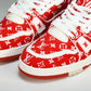 Louis Vuittоп Trainer Low 'Red Monogram Textile'