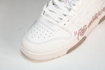 Off-White Out Of Office OOO Low Top "For Walking" - White Pink