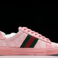 Guссi Ace Web 'Pink Monogram'