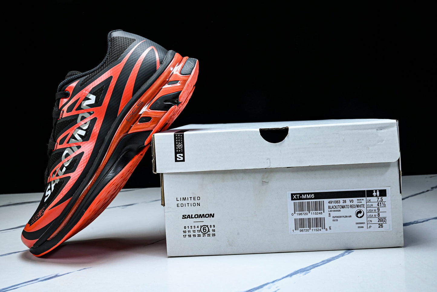 Salomon x Maison Margiela XT-MM6 'Black Cherry Tomato'