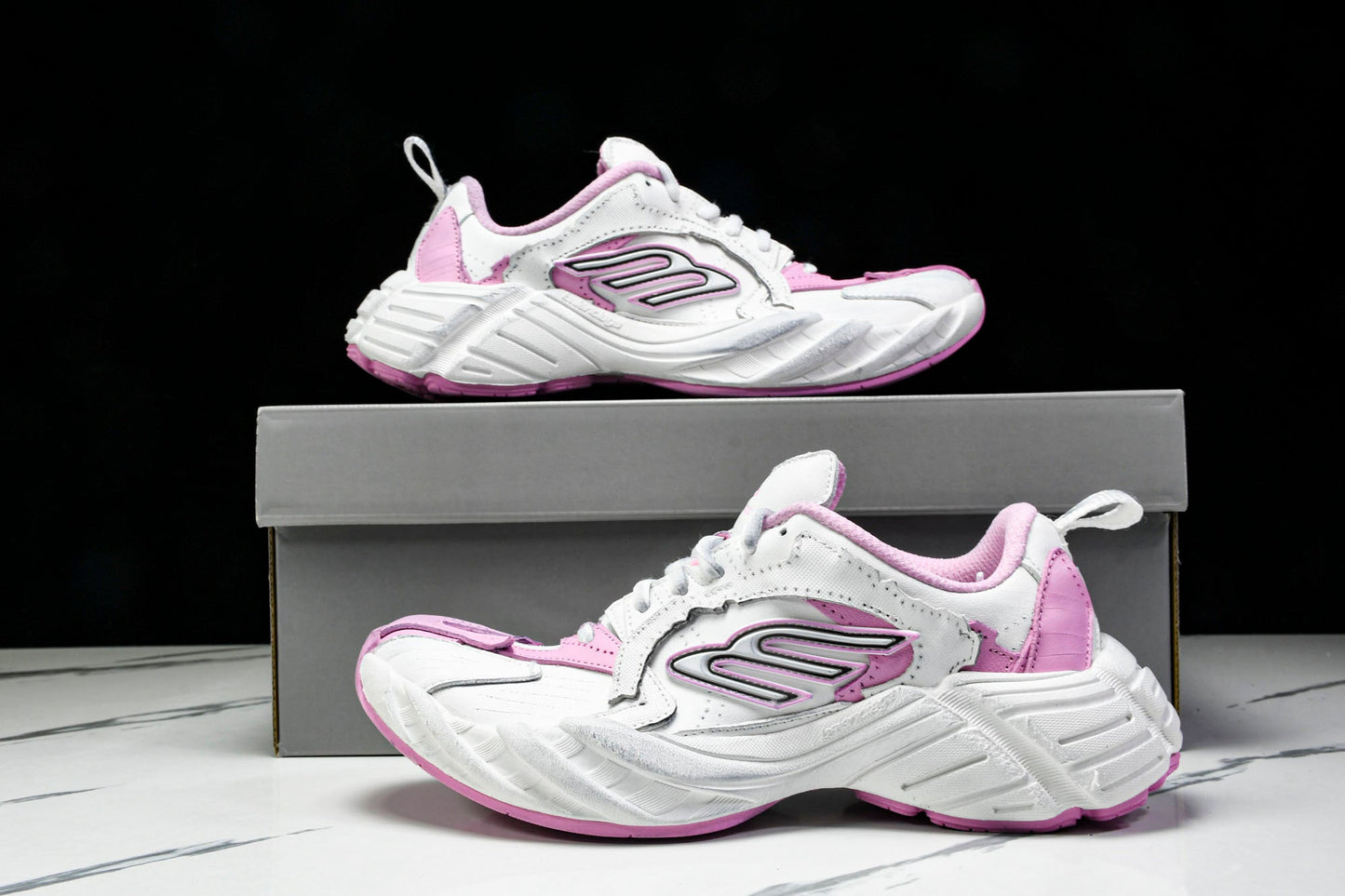 Вalenciaga Monday Shoe 'White Pink'