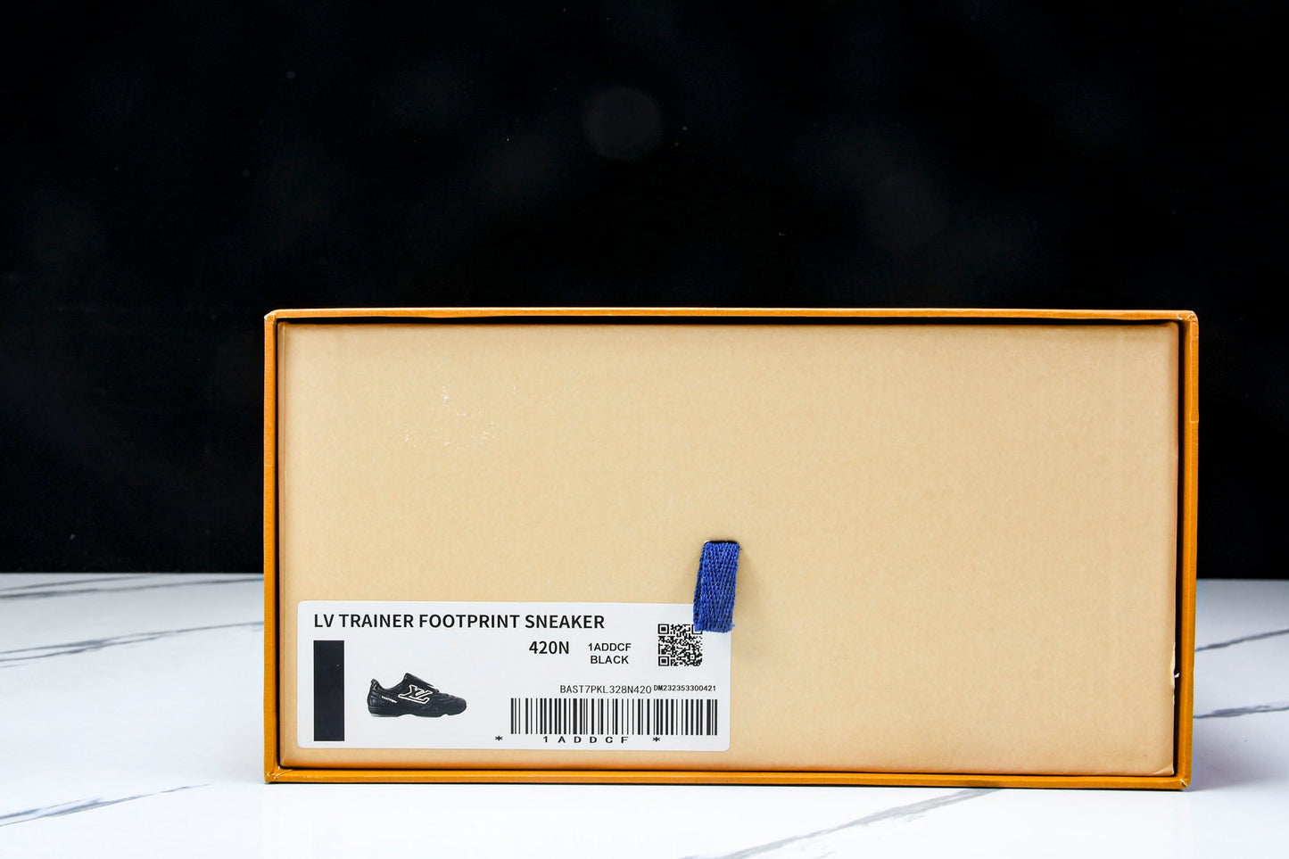 Louis Vuittоп Footprint Football Sneaker 'Black'