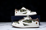 Travis Scott AJ1 Low x BAPE 'Camo 2.0' (Custom)