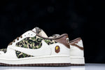 Travis Scott AJ1 Low x BAPE 'Camo 2.0' (Custom)
