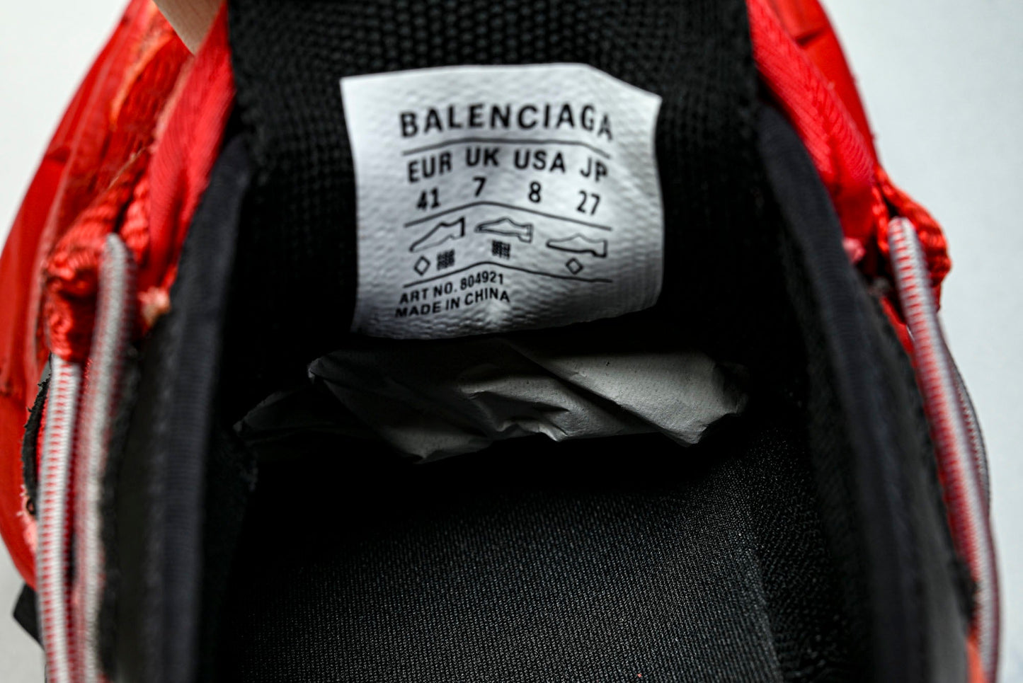 Вalenciaga Hike Sneaker 'Red Black'